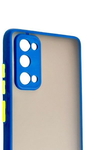 TPU чохол накладка Matte Color Case для Samsung Galaxy S20 FE синій 092220 фото