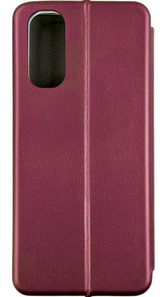 Кожаный чехол книжка Elegant на Tecno POVA 3 (LF7n) / бордовый 091970 фото