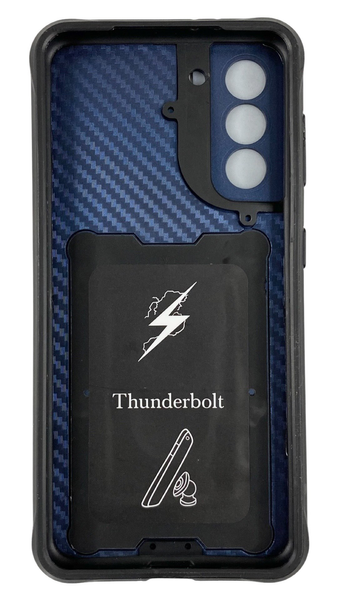 PC + TPU чехол Camshield armor для Samsung Galaxy S21 / синій 084679 фото