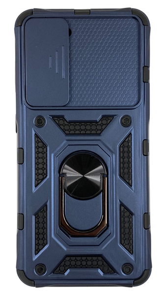 PC + TPU чехол Camshield armor для Samsung Galaxy S21 / синій 084679 фото