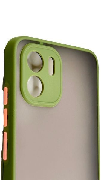 TPU чохол накладка Matte Color Case для Xiaomi Redmi A1 Plus світло-зелений 092070 фото