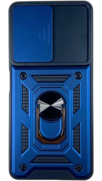 PC + TPU чохол Camshield armor на Xiaomi Poco F4 (на поко ф4) синій 087289 фото