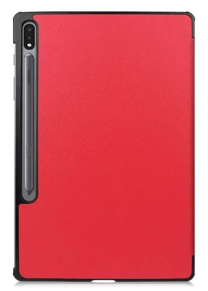 Чехол книжка Crazy Horse на планшет Samsung Galaxy Tab S10 Plus (12.4") / красный 201124 фото