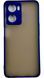 TPU чехол накладка Matte Color Case для OPPO A57S синий 092670 фото 2
