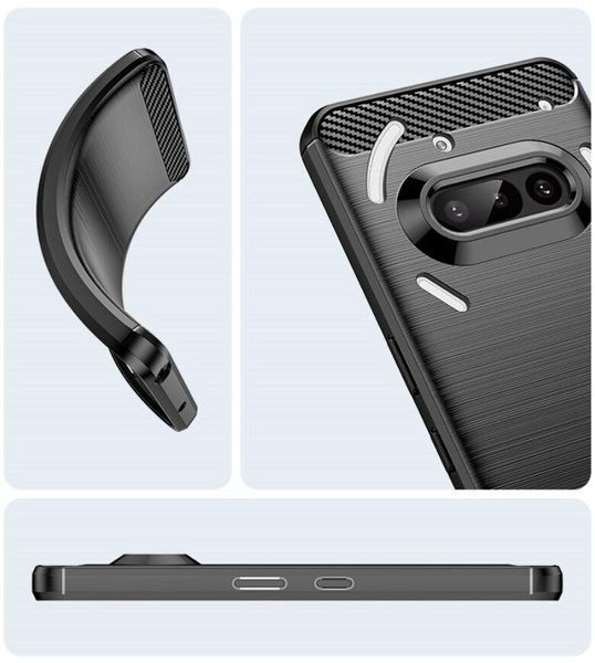 TPU чехол накладка Urban для Nothing Phone (3a) / черный 100493 фото