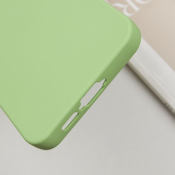 Чохол накладка TPU Liquid Silk для Samsung Galaxy S24 FE / фісташковий 201172 фото