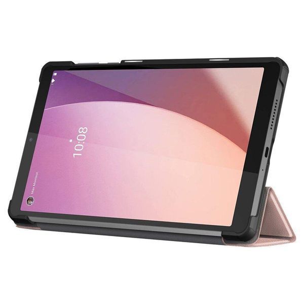 Шкіряний чохол-книжка Crazy Horse для Lenovo Tab M8 4th Gen rose gold 093866 фото