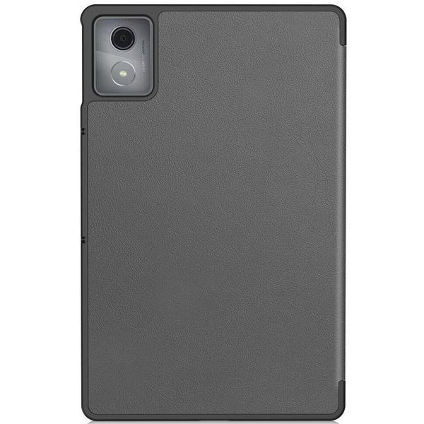 Шкіряний чохол книжка Crazy Horse для Lenovo Tab K11 Plus (11.45") / сірий 097435 фото