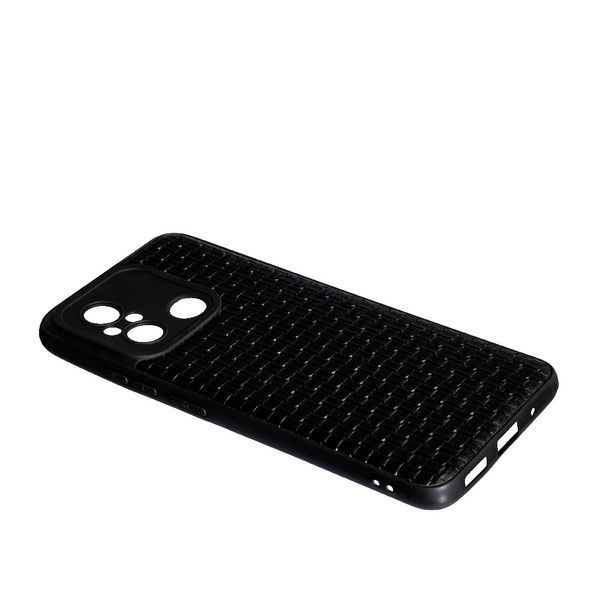 TPU чохол накладка Leather Case для Xiaomi Redmi 12C Плетенка 089109 фото
