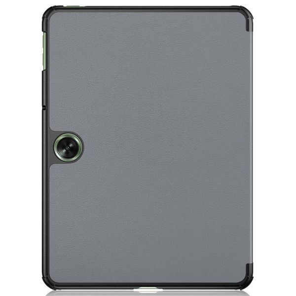 Шкіряний чохол книжка Crazy Horse для OPPO Pad Neo (11.4")/сірий 099404 фото