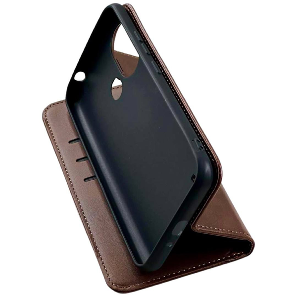 Чохол книжка Amsterdam для ZTE Blade L220 коричневий 90658 фото