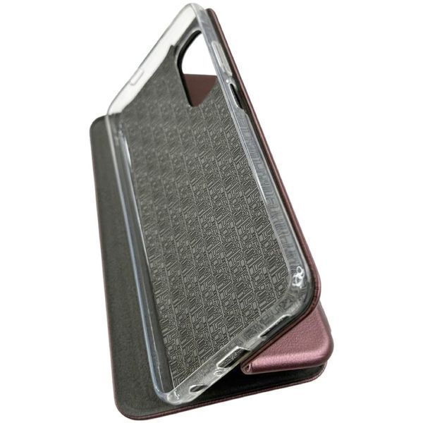 Кожаный чехол книжка Elegant на Tecno POVA 3 (LF7n) / бордовый 091970 фото
