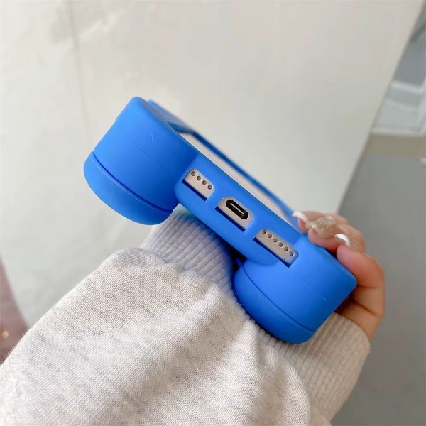 Силіконовий 3D чохол Funny Stitch для iPhone 11 / блакитний 098940 фото