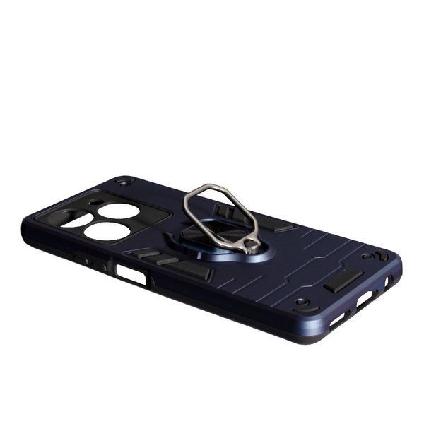 PC + TPU чехол New Transformer для Infinix Hot 40 синий 096873 фото