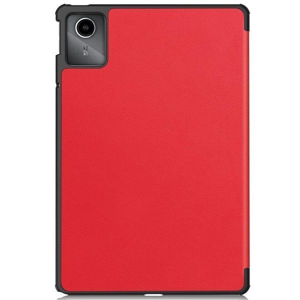Шкіряний чохол книжка Crazy Horse для Lenovo Tab M11 червоний 094708 фото