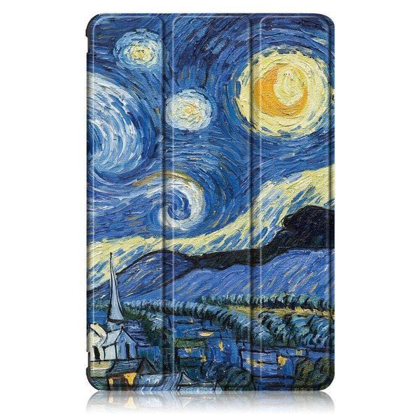 Чохол книжка Crazy Horse для Samsung Galaxy Tab S8 Plus / Tab S7 FE (12.4") / зоряна ніч 093935 фото