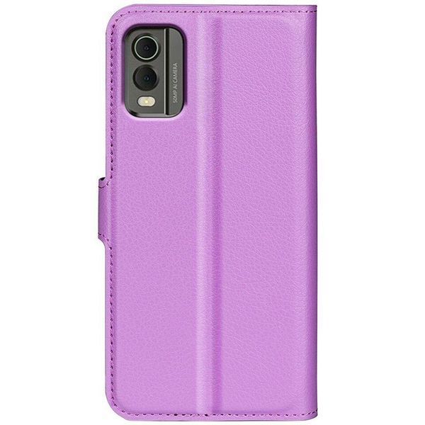 Чехол книжка Lichee для Nokia C32 фиолетовый 89913 фото