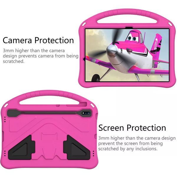 Чехол New Kids Case на Samsung Galaxy Tab S9 FE Plus (12.4") / розовый 099152 фото