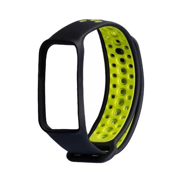 Ремінець Nike на Redmi Smart Band 2 Black and Green 89259 фото