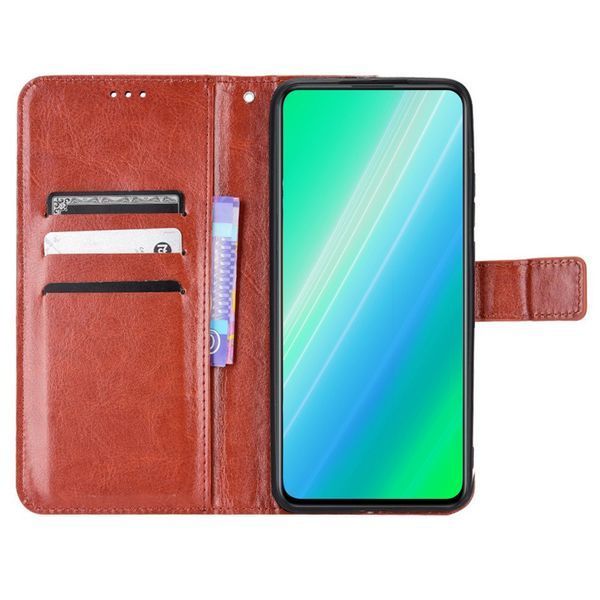 Чохол книжка Book case для ZTE blade A53 коричневий 093392 фото
