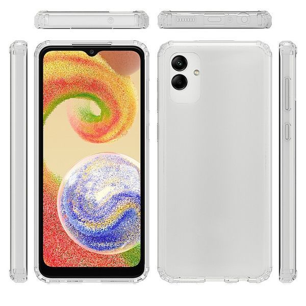 Ультратонкий 0,3 мм чохол для Samsung Galaxy A04 (на самсунг а04) прозорий 087039 фото