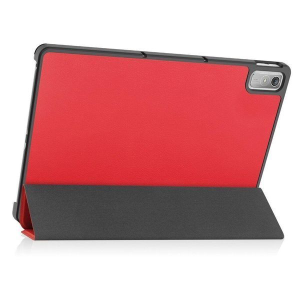 Кожаный чехол книжка Crazy Horse для Lenovo Tab P11 (2nd Gen) 11.5" / красный 092020 фото