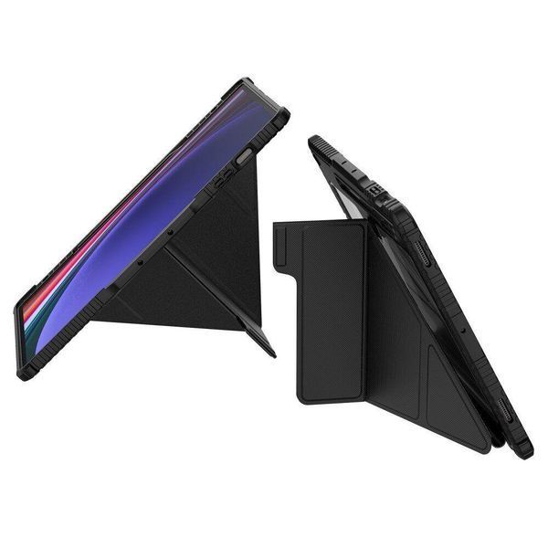 Чохол книжка Nillkin Bumper Leather Case Pro на Samsung Galaxy Tab S10 Ultra (14.6") / чорний 098615 фото