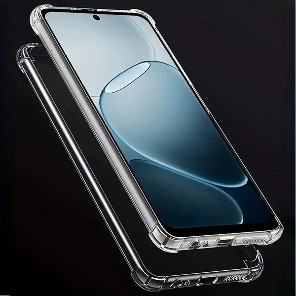 Протиударний силіконовий чохол WXD для OPPO A6 Pro / прозорий 203761 фото