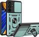 PC + TPU чохол Camshield для Samsung Galaxy M55 (5G) / зелений 097051 фото 1