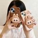 Гумовий 3D чохол Labubu для iPhone 15 / коричневий 202637 фото 7