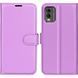Чехол книжка Lichee для Nokia C32 фиолетовый 89913 фото 1