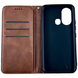 Чохол книжка Amsterdam для ZTE Blade L220 коричневий 90658 фото 4