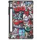 Шкіряний чохол книжка Crazy Horse для Lenovo Tab P11 Pro 2nd Gen graffiti 093984 фото 4