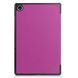 Кожаный чехол книжка Crazy Horse для Lenovo XiaoXin Pad 2022 баклажановый 095399 фото 4