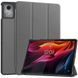 Шкіряний чохол книжка Crazy Horse для Lenovo Tab K11 Plus (11.45") / сірий 097435 фото 1