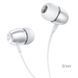 Навушники Borofone BM57 Platinum (1.2m) сріблястий 87634 фото 1