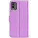 Чехол книжка Lichee для Nokia C32 фиолетовый 89913 фото 5