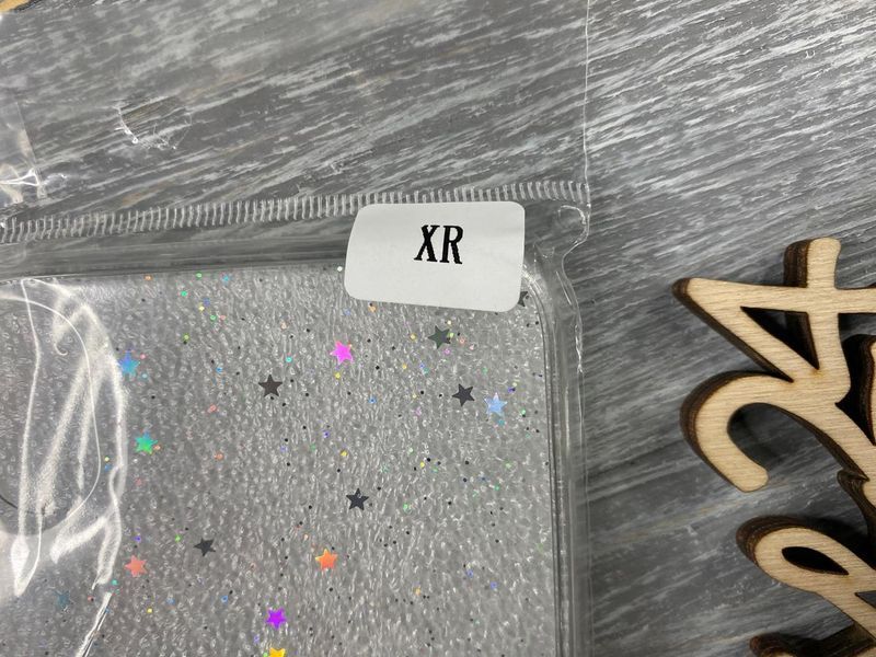 TPU чохол Star Glitter для iPhone XR прозорий 083180 фото