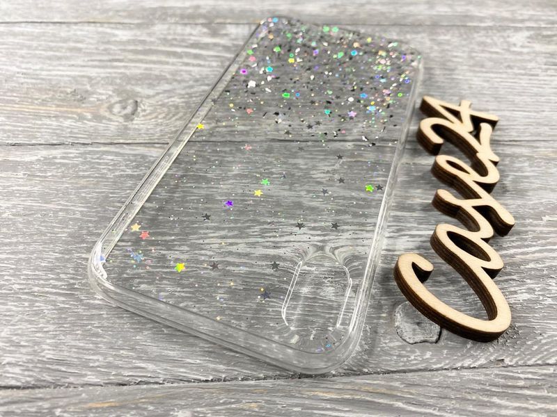 TPU чохол Star Glitter для iPhone XR прозорий 083180 фото