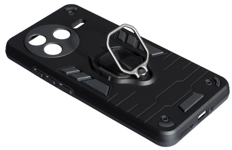 PC + TPU чохол New Transformer для POCO F7 Pro / чорний 203699 фото