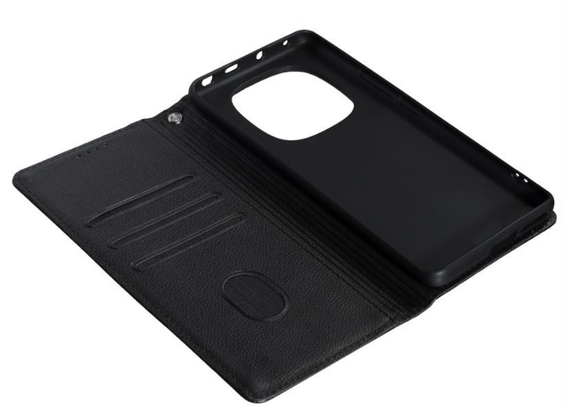 Чохол книжка Deluxe на Xiaomi Redmi Note 15 Pro (4G) / чорний 204469 фото