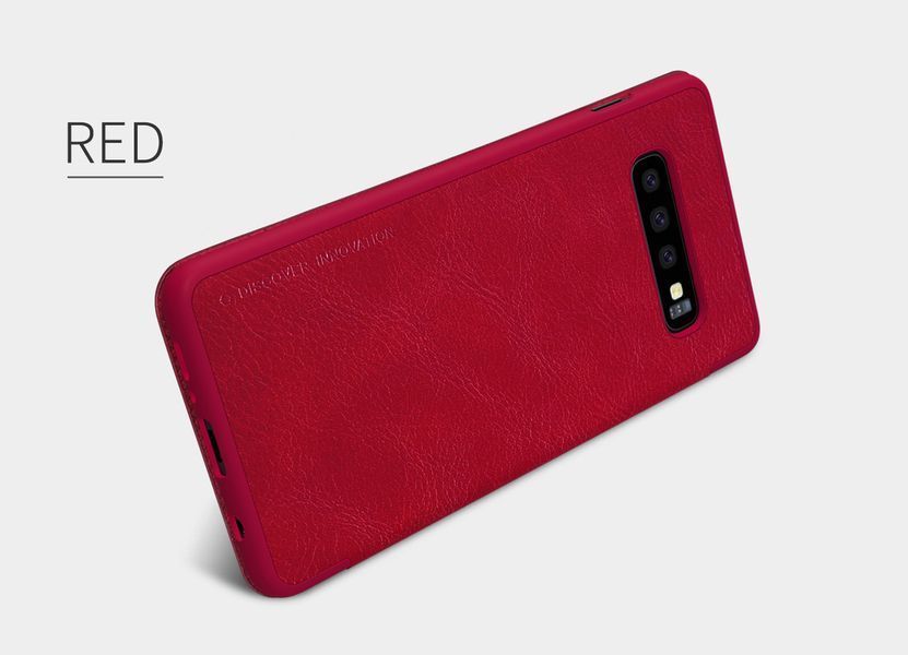 Шкіряний чохол Nillkin Qin для Samsung Galaxy S10 Plus (4 кольори) 054840 фото