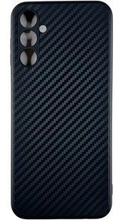 TPU чохол накладка Carbon для Samsung Galaxy A14 (на самсунг а14) чорний 087886 фото