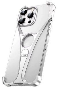 Чохол-підставка Bamper Y для iPhone 15 Pro Max / silver 202114 фото