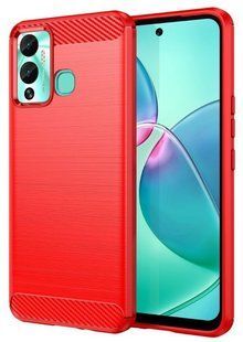 TPU чехол накладка Urban для Infinix Hot 12i (X665B) / красный 203068 фото