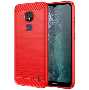 TPU чохол накладка Urban для Nokia C21 / червоний 87132 фото