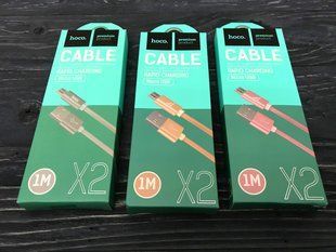 USB-кабель Hoco X2 з мікро USB (3 кольори) 15133 фото