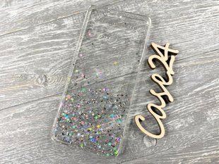 TPU чехол Star Glitter для Samsung Galaxy S10 прозрачный 083128 фото