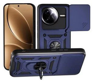 PC + TPU чохол Camshield Armor для Poco F7 Pro / синій 203429 фото