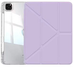 Чехол книжка Transparent Origami на Apple Apple iPad Air 5 10.9'' (2022) / фиалковый 098786 фото